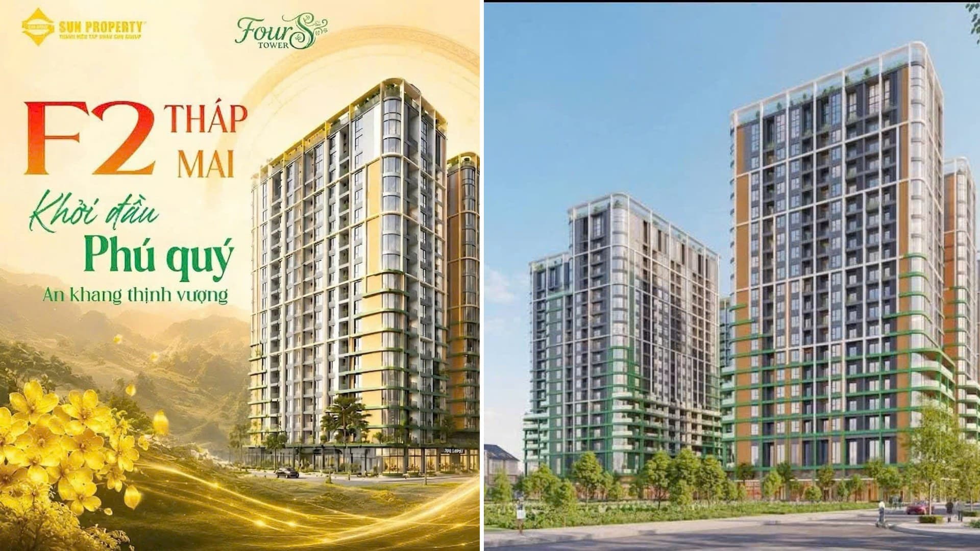 Tòa F2 FourS Tower “Mai” chính thức ra mắt – Cơ hội sở hữu căn hộ tại Nam Hòa Xuân