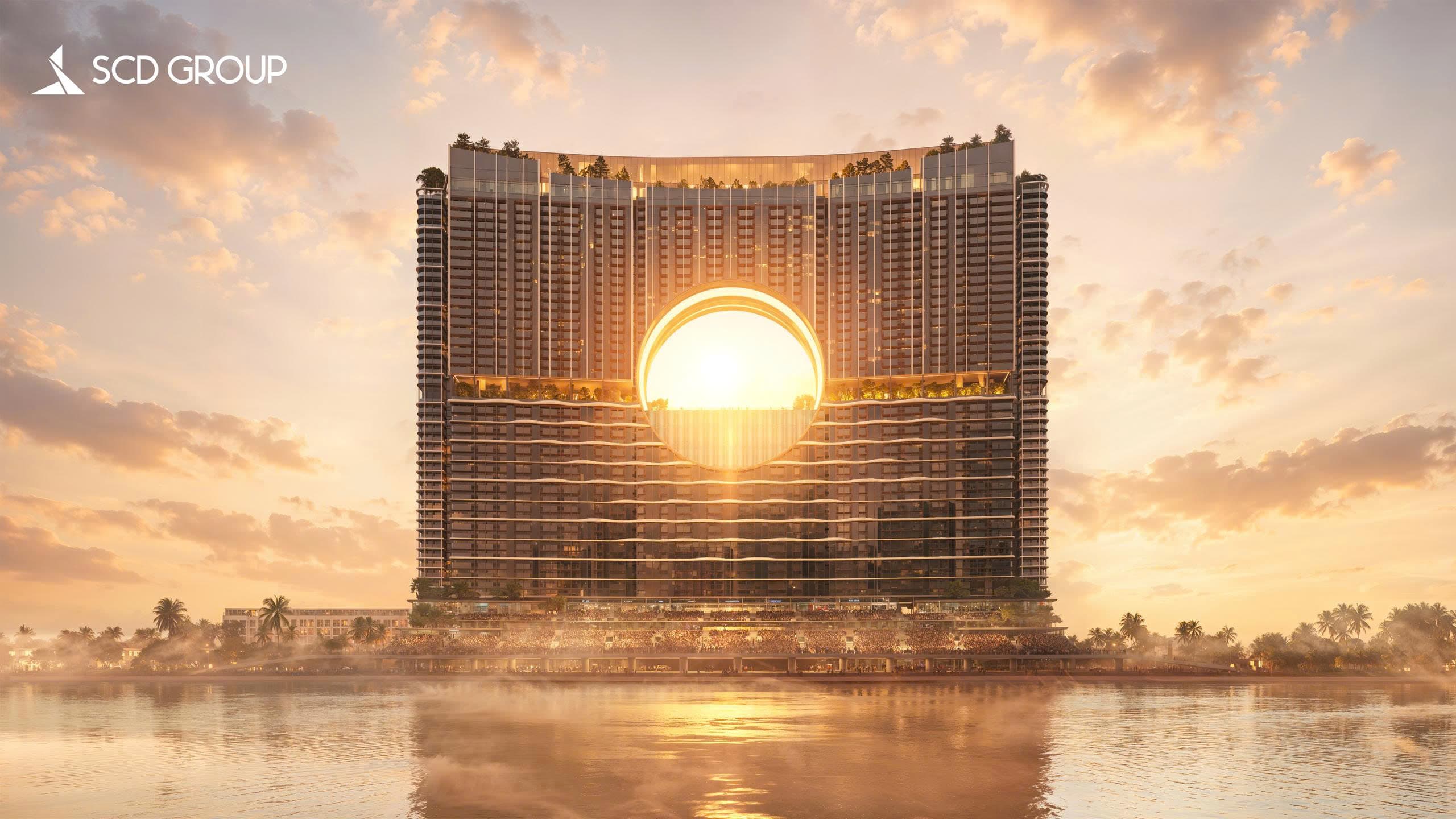 Các dự án bất động sản hưởng lợi từ hạ tầng phát triển. Ảnh: Dự án Sun Galaxy Complex.