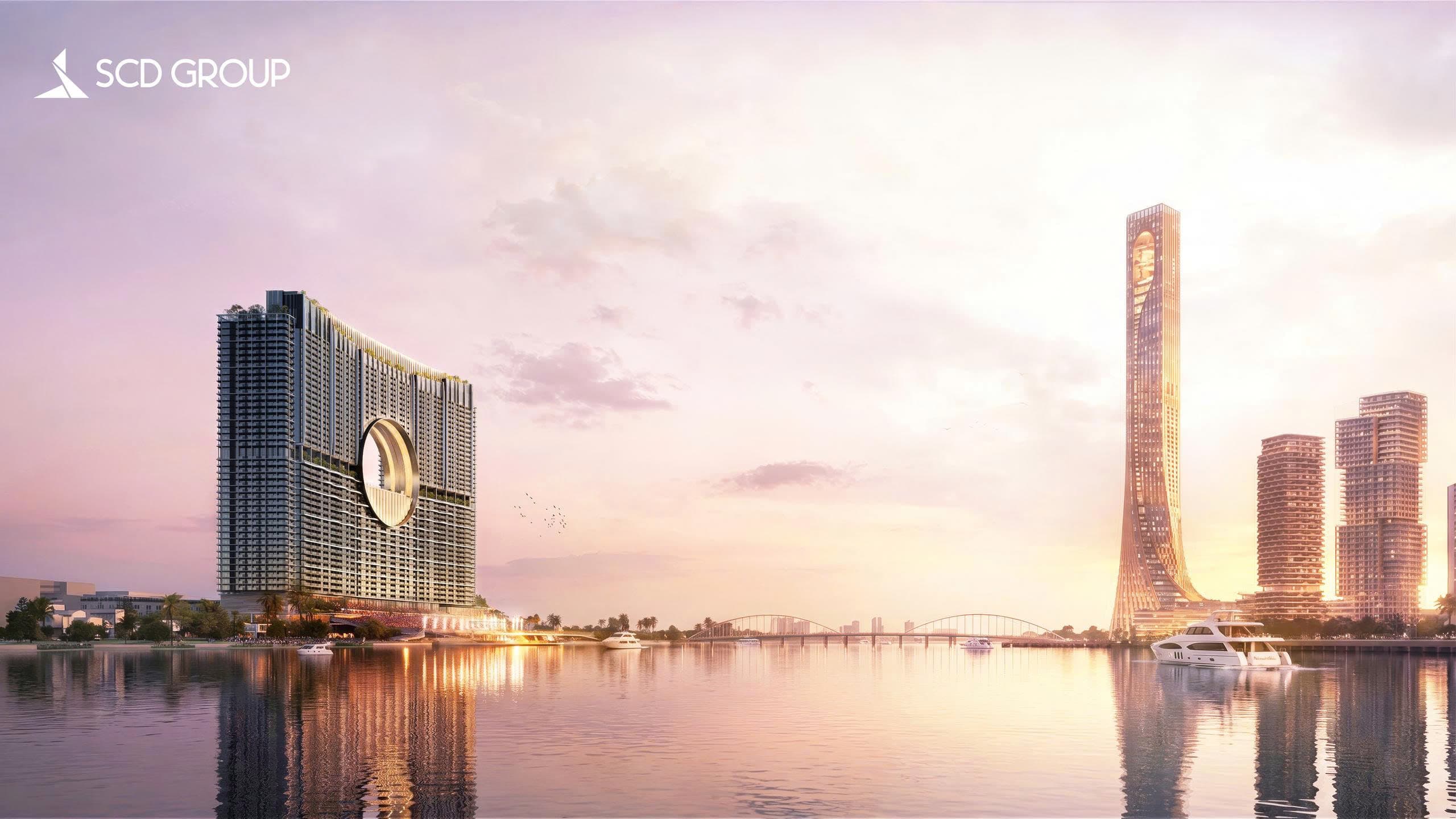 Dự án Sun Galaxy Complex trong siêu tổ hợp dự án Da Nang Dowtown sẽ tạo ra nguồn cung lớn cho nhu cầu lưu trú của khách du lịch. Ảnh: Sun Property.