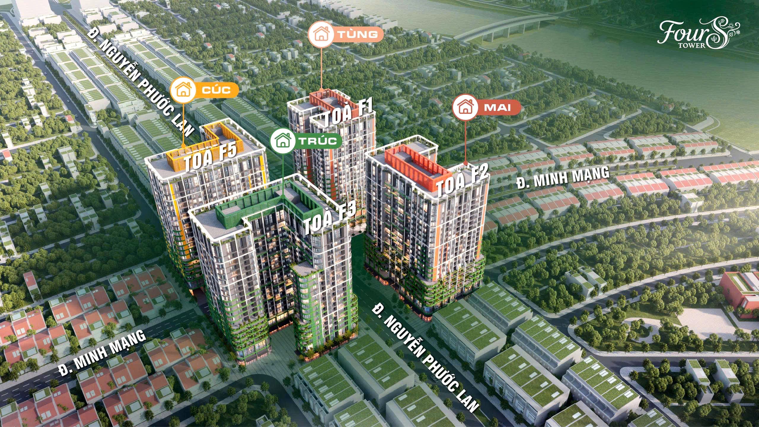 Tòa F2 dự án FourS Tower chính thức ra mắt.